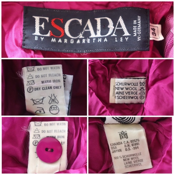 Vintage Escada by Margaret Ley Skirt Size 34 - Picture 9 of 12